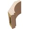 Ekena Millwork 5-inch W x 6-inch D x 6-inch H Imperial Rough Cedar Woodgrain TimberThane Knee Brace, Primed BRCUR05X06X06IMPRCPR - alternate 4